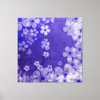 Toile Grunge floral art arrière - plan motif 5