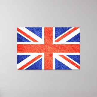 Toile Grunge Royaume-Uni Drapeau 2