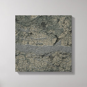Toile Grunge Style Textured Earth Art Belle