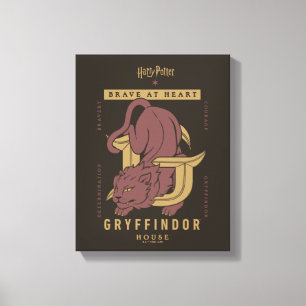 Toile GRYFFINDOR™ Maison Brave au coeur