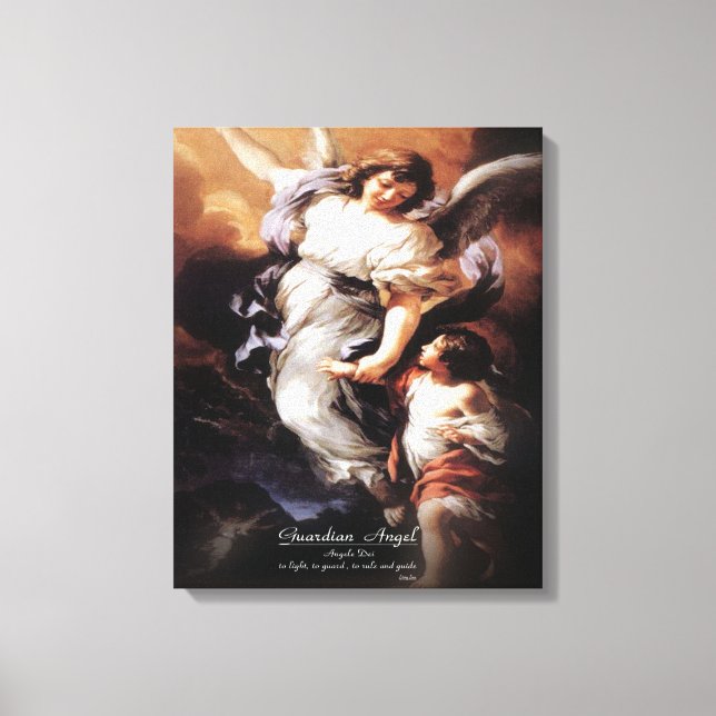 Toile Guardian Angel Angele Dei (Recto)