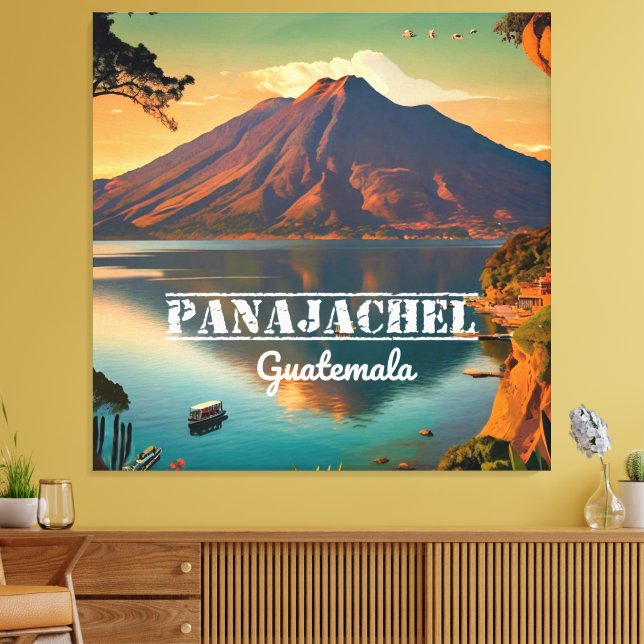 Toile Guatemala Panajachel | Voyager Vintage (Insitu(Salon))