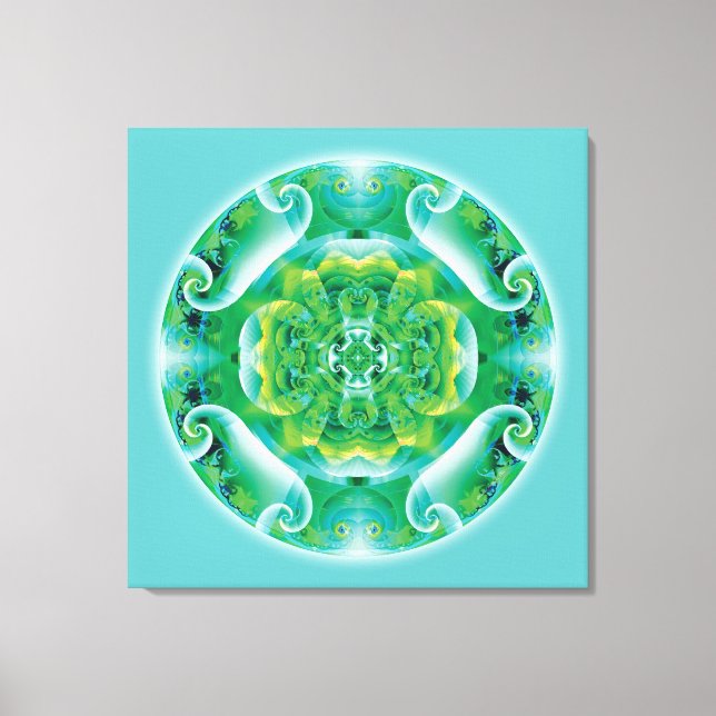 Toile Guérison Mandala 4 Canvas Imprimer (Recto)