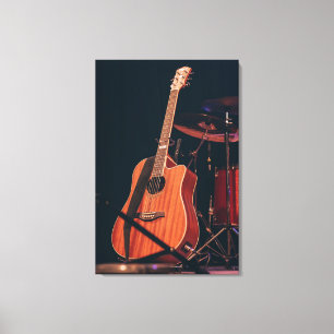 Toile Guitare acoustique cool