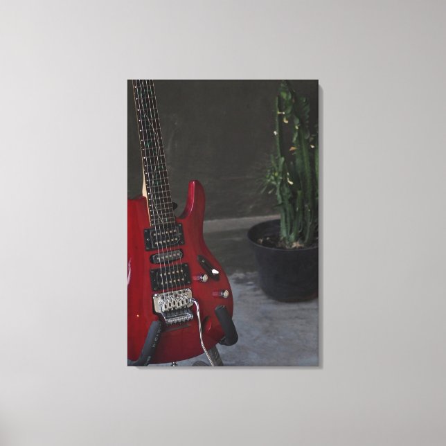 Toile Guitare acoustique cool (Recto)