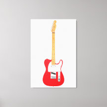 GUITARE ÉLECTRIQUE ICONIQUE ROUGE 32x48