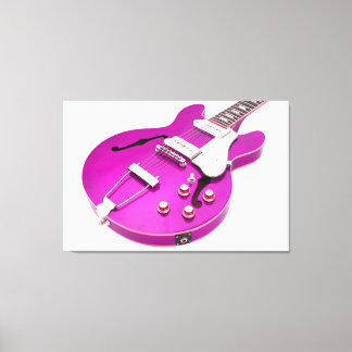 Toile GUITARE ÉLECTRIQUE PURPLE ICONIQUE 32x48