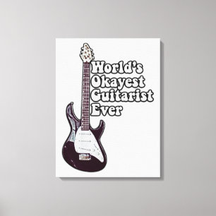 Toile guitare inspirante pour guitares