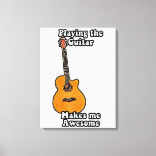 Toile guitare positive pour les joueurs de guitare