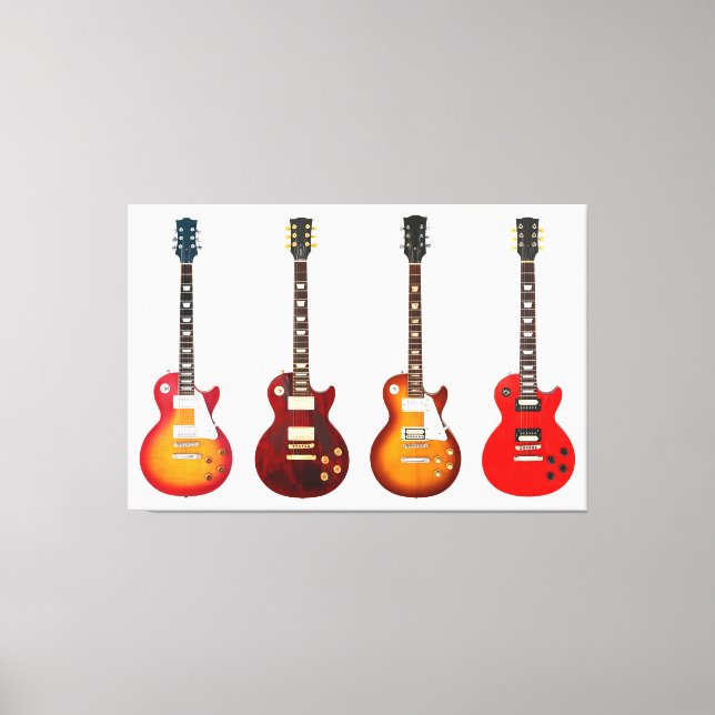 Toile GUITARS ÉLECTRIQUES ICONIQUES 40x60 (Recto)
