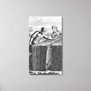 Toile Gulliver est découvert par un agriculteur dedans