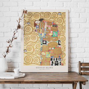 Toile Gustav Klimt Amateurs Embrasser Art Exhibition Pos