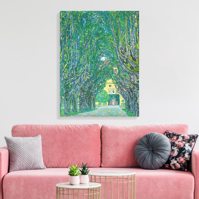 Toile Gustav Klimt: Avenue of Schloss Kammer Park (Insitu(Salon))