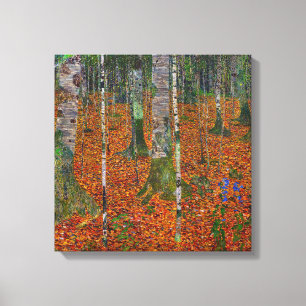 Toile Gustav Klimt - Bois de bouleau
