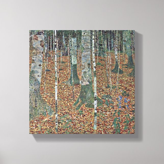 Toile Gustav Klimt - bouleau (Recto)