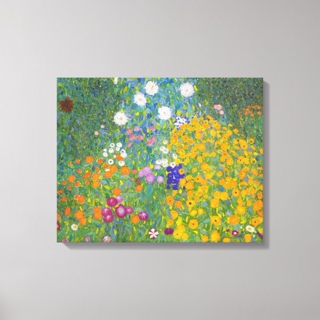 Toile Gustav Klimt Cottage Garden (Recto)