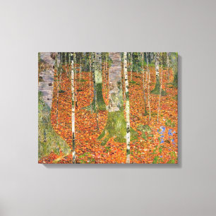 Toile Gustav Klimt - Ferme Avec Birch Trees