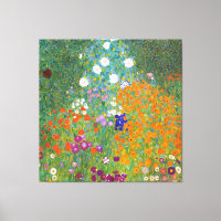 Gustav Klimt : Flower Garden