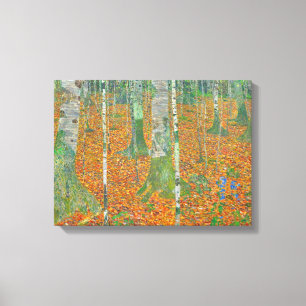 Toile Gustav Klimt - Forêt de Birch
