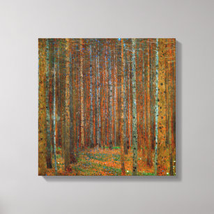 Toile Gustav Klimt - Forêt de pins de Tannenwald