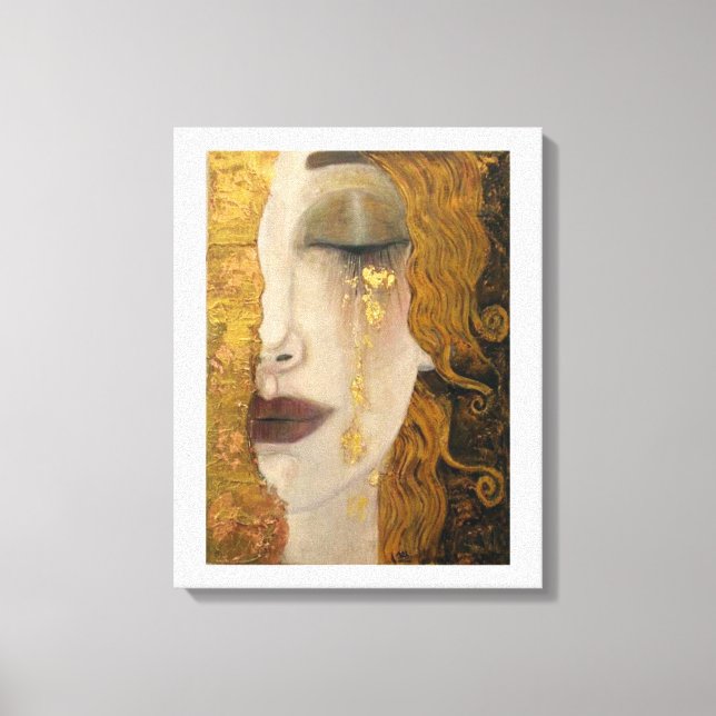 Toile Gustav Klimt Golden Tears (Recto)