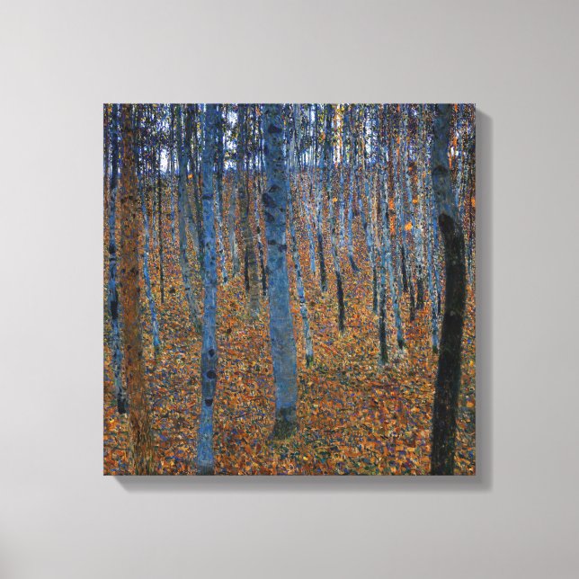 Toile Gustav Klimt - hêtraie I (Recto)
