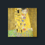 Toile Gustav Klimt - Le baiser<br><div class="desc">The Kiss / Der Kuss - Gustav Klimt en 1907-1908</div>