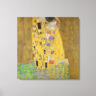 Toile Gustav Klimt Le Baiser