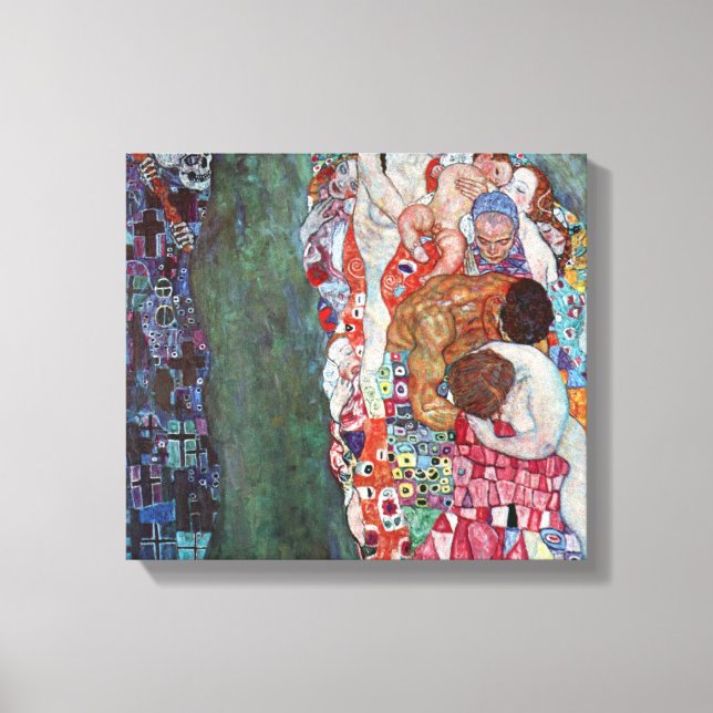 Toile Gustav Klimt - Mort et vie (Recto)