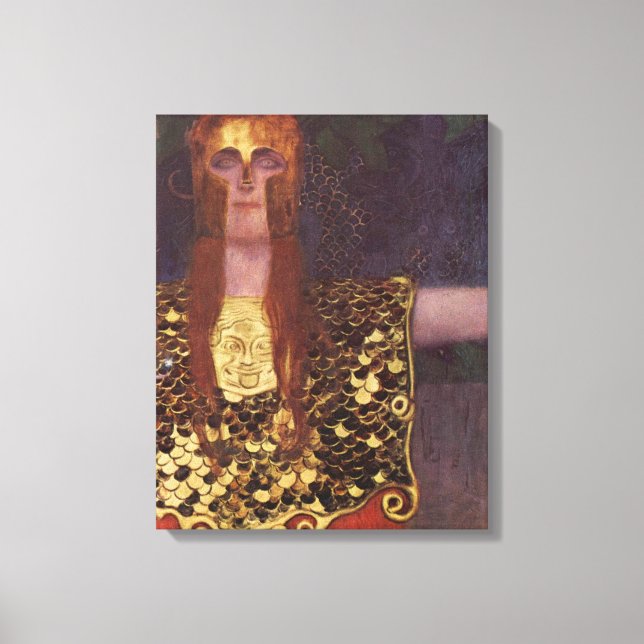 Toile Gustav Klimt - Pallas Athena (Recto)