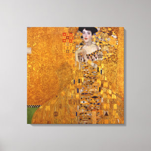 Toile Gustav Klimt Portrait de la Galerie AdeleHD Vintag