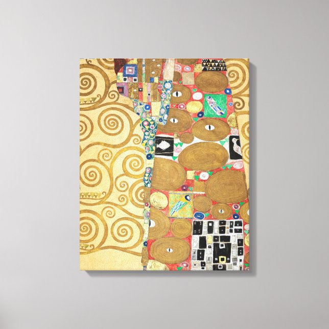 Toile Gustav Klimt - Réalisation, Stoclet Frieze (Recto)