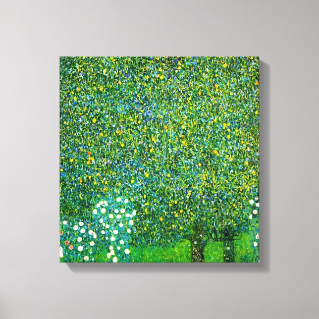 Toile Gustav Klimt Roses Sous L'Arbre À Poires (Recto)