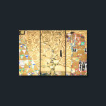 Toile Gustav Klimt - Stoclet Frieze Arbre de vie<br><div class="desc">Triptyque de Frieze Stoclet : Arbre de Vie,  Réalisation,  Attente - Gustav Klimt,  Carton,  1909</div>