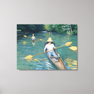 Toile Gustave Caillebotte - Skiffs on the Yerres