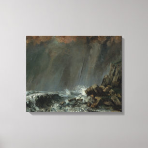 Toile Gustave Courbet - Marine : le pourtour