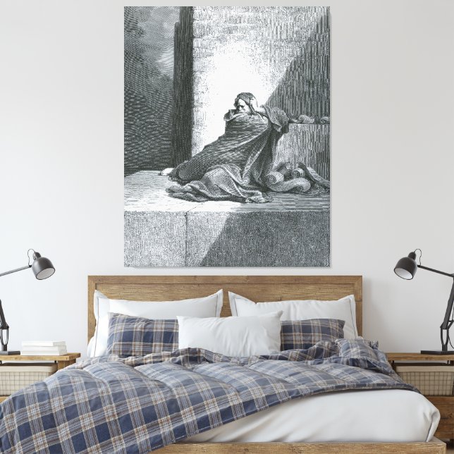 Toile Gustave Doré - Baruch Writes Down Jeremiah's Proph (Insitu(Chambre))