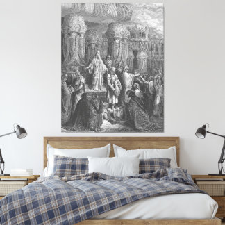 Toile Gustave Doré - Cyrus Restores the Vessels of the 