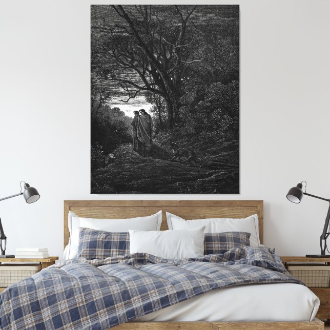Toile Gustave Doré - David Shows Saul How He Saved His (Insitu(Chambre))