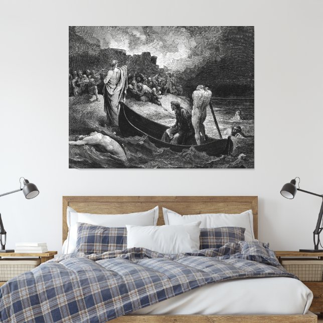 Toile Gustave Doré - Débarquement devant la ville (Insitu(Chambre))