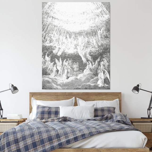 Toile Gustave Doré - Hymne des Bienheureux (Insitu(Chambre))