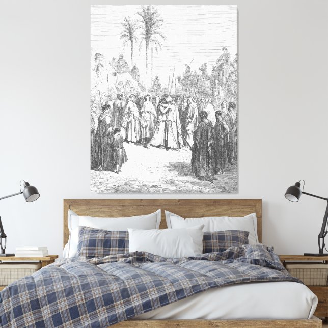 Toile Gustave Doré - Jacob and Esau Meet (Insitu(Chambre))