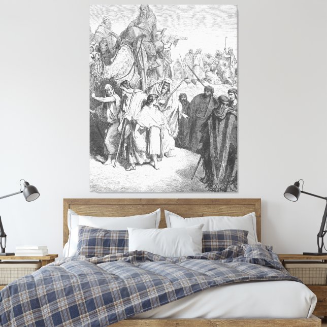 Toile Gustave Doré - Joseph vendu par ses frères (Insitu(Chambre))