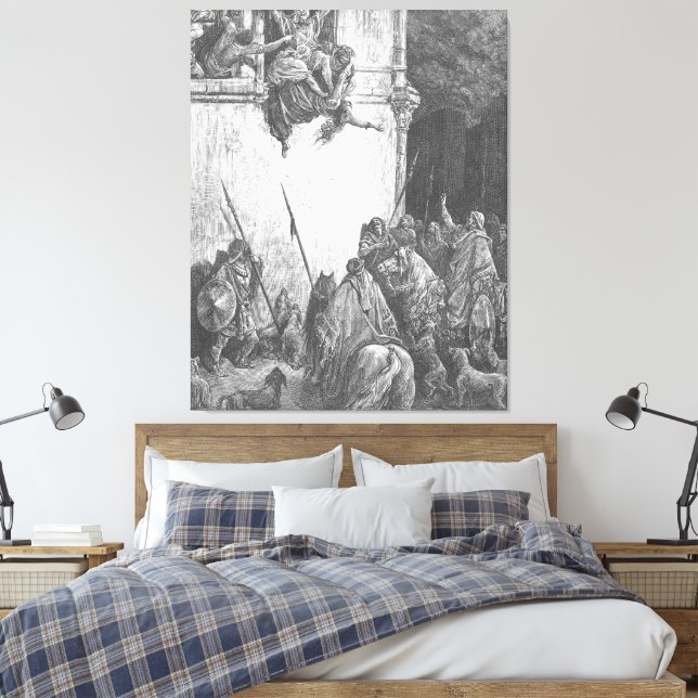 Toile Gustave Doré - La mort de Jézabel (Insitu(Chambre))