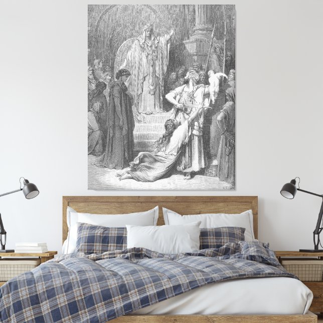 Toile Gustave Doré - Le Jugement de Salomon (Insitu(Chambre))