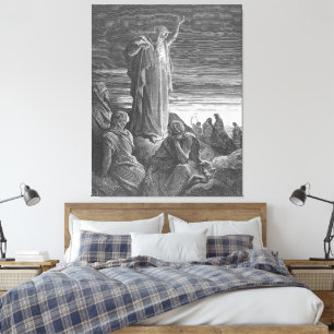 Toile Gustave Doré - Le prophète Ézéchiel
