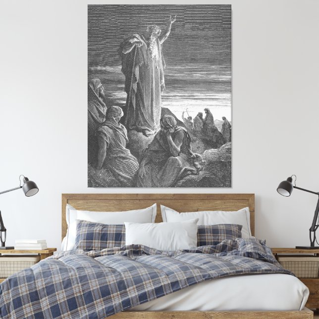 Toile Gustave Doré - Le prophète Ézéchiel (Insitu(Chambre))
