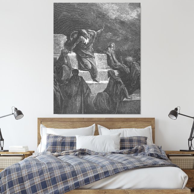 Toile Gustave Doré - Le prophète Jérémie (Insitu(Chambre))