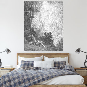 Toile Gustave Doré - Le rêve de Jacob