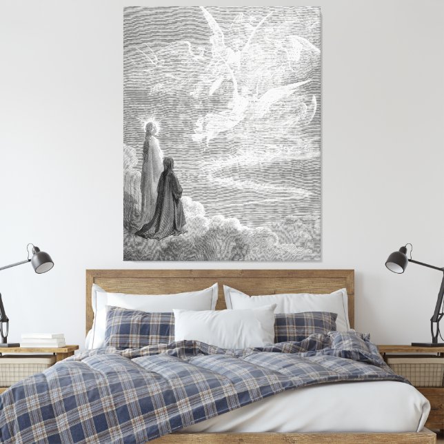 Toile Gustave Doré - Les Bienheureux (Insitu(Chambre))